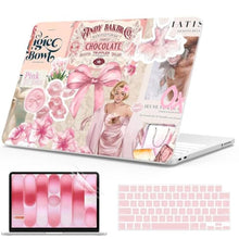 Load image into Gallery viewer, B BELK for MacBook Neo Case 13 inch 2026 Release A3404, Blush Pink Collage, BlushPinkCollage_1
