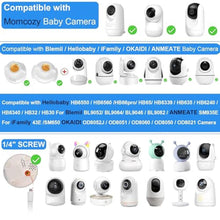 Load image into Gallery viewer, Baby Monitor Floor Stand Holder Mount for Hellobaby HB6550 HB65/HB66/HB248, Nanit Pro &amp; Flex Stand, Momcozy,VTech VM901/VM819/RM7764 Baby Camera Monitor,Adjustable Height Flexible Baby Monitors Holder, White_168
