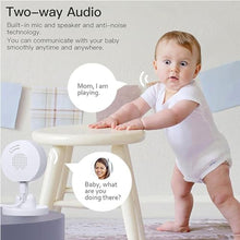 Load image into Gallery viewer, Baby Monitor with Camera and Audio, WiFi Indoor Video Baby Camera w/ Mount, White_751
