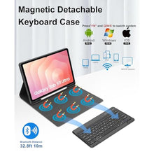 Load image into Gallery viewer, Backlit Keyboard Case for Samsung Galaxy Tab S11 Ultra 14.6 Inch 2025, Galaxy Tablet S11 Ultra Case Keyboard with S Pen Holder, 7-Color Backlight Keypad for Samsung Tab 14.6'' SM-X930/X936B, SUltraBacklitBlack_858
