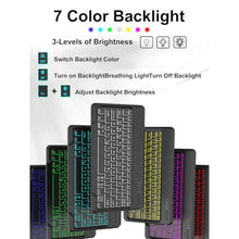 Load image into Gallery viewer, Backlit Keyboard Case for Samsung Galaxy Tab S11 Ultra 14.6 Inch 2025, Galaxy Tablet S11 Ultra Case Keyboard with S Pen Holder, 7-Color Backlight Keypad for Samsung Tab 14.6'' SM-X930/X936B, SUltraBacklitBlack_861

