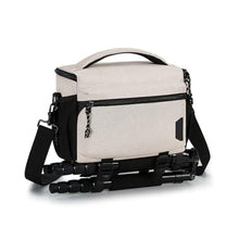 Load image into Gallery viewer, BAGSMART Small Camera Sling Bag for Photographers, Compact Camera Shoulder Bags for DSLR/SLR/Mirrorless Cameras, Waterproof Crossbody Camera Case with Tripod Holder, Ivory White, IvoryWhite_1
