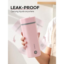 Load image into Gallery viewer, balbali Travel Kettle - 12oz Portable Electric Kettle for Boiling Water - Self Heating Cup/Thermos - Single Size Personal Tea Maker -Hot Water Boiler/Heater/Warmer - Pink_6996
