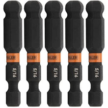 Load image into Gallery viewer, Ball-End Hex 5/16" Impact Driver Bit - Railer Allen Wrench Drill Hex Bits. 1/4 Quick Release S2 Steel 2 inch 5/16" Ball-End Hex Bits. (5 Pack)_1
