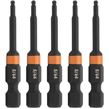 Load image into Gallery viewer, Ball-End Hex5/64" Impact Driver Bit - Railer Allen Wrench Drill Hex Bits. 1/4 Quick Release S2 Steel 2 inch 5/64" Ball-End Hex Bits. (5 Pack)_1
