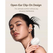 Load image into Gallery viewer, Baseus Bowie MC1 Open Ear Clip-On Earbuds, Adaptive Comfort with Anti-Drop Design, Impactful Sound with Adaptive Bass Boost, Adaptive Noise Cancelling Calls, IP57 Waterproof, 40H Playtime, Lightweight, White_1530
