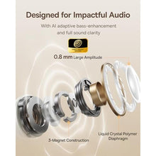 Load image into Gallery viewer, Baseus Bowie MC1 Open Ear Clip-On Earbuds, Adaptive Comfort with Anti-Drop Design, Impactful Sound with Adaptive Bass Boost, Adaptive Noise Cancelling Calls, IP57 Waterproof, 40H Playtime, Lightweight, White_1532
