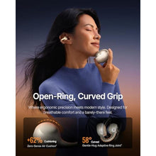 Load image into Gallery viewer, Baseus Inspire XC1 Open Ear Clip-On Earbuds, Sound by Bose, Dolby Audio, Adaptive Tunning Sound, Hybrid 2-Way Driver, Zero-Sense Air Cushion, 4-Mic Adaptive Clear Calls, IP66 Waterproof, 40H Playtime, StarlightOffWhite_2001
