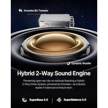 Load image into Gallery viewer, Baseus Inspire XC1 Open Ear Clip-On Earbuds, Sound by Bose, Dolby Audio, Adaptive Tunning Sound, Hybrid 2-Way Driver, Zero-Sense Air Cushion, 4-Mic Adaptive Clear Calls, IP66 Waterproof, 40H Playtime, CosmicBlack_243
