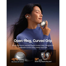 Load image into Gallery viewer, Baseus Inspire XC1 Open Ear Clip-On Earbuds, Sound by Bose, Dolby Audio, Adaptive Tunning Sound, Hybrid 2-Way Driver, Zero-Sense Air Cushion, 4-Mic Adaptive Clear Calls, IP66 Waterproof, 40H Playtime, Titanium_899
