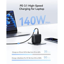 Load image into Gallery viewer, Baseus PD3.1 140W USB C Charger, PPS Fast Charger Type C, Fast Charging Block for MacBook Air/Pro, Pixelbook, iPad, iPhone 17/16 Series, Galaxy S25 Ultra and More_37
