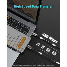 Load image into Gallery viewer, Baseus USB C Cable, 100W PD 5A QC 4.0 Fast Charging USB C to USB C Cable, Zinc Alloy Nylon Braided USB Type C Charger Cable for iPhone 16 15 Pro/Plus/Pro Max, MacBook, iPad Pro/Mini, Galaxy S24 S23+, TitaniumGold_951

