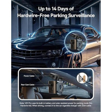 Load image into Gallery viewer, Baseus VD1 Pro Solar Dash Cam Front and Rear, 4K+1080P Dash Camera for Cars, Battery Powered Parking Mode, Starvis Night Vision, 32 GB Card Included, 5GHz WiFi, GPS, Wide Angle,Voice Control, Black_3166
