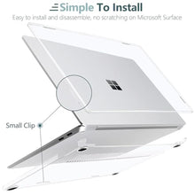 Load image into Gallery viewer, Batianda Case for Microsoft Surface Laptop 13 inch 2025-2026, Crystal Clear, Transparent_22
