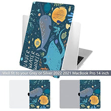 Load image into Gallery viewer, Batianda Designed Case for M3 New MacBook Pro 14-inch 2023 2021 Release Model A2442/A2779 with M2 M1 Pro/Max Chip,3D Painted Hard Shell with Keyboard Cover &amp; Screen Protector, Underwater World, UnderwaterWorld_1998
