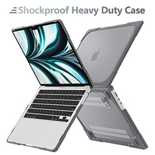 Load image into Gallery viewer, Batianda Heavy Duty Case for MacBook Air 15 Inch 2023-2026, Grey_7705
