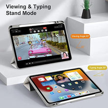 Load image into Gallery viewer, Batianda Hybrid Case for iPad Air 13 inch 2024 iPad Pro 12.9-inch 2022 M2 2021 5th / iPad Pro 12.9" 4th/3rd Gen [Built-in Pencil Holder] Shockproof Cover with Clear Back Shell TPU Bumper,Golden Lotus, Goldenlotus_1280

