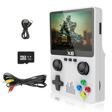 Load image into Gallery viewer, BattAkuus Retro handheld game console support 10+ emulators, portable retro game console 3.5 inch screen with 32G card 10000+ classic games support TV output(white)_1
