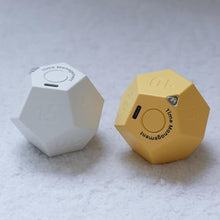 Load image into Gallery viewer, BEBESIRI Mini 12 Sided Cube Timer, 11 Preset Times Pomodoro Timer for Enhanced Productivity. Ideal for ADHD Management, Workout, Study &amp; Kitchen Cooking. Easy to Use (Yellow)_6057
