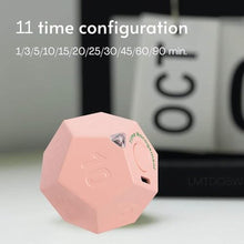 Load image into Gallery viewer, BEBESIRI Mini 12 Sided Cube Timer, 11 Preset Times Pomodoro Timer for Enhanced Productivity. Ideal for ADHD Management, Workout, Study &amp; Kitchen Cooking. Easy to Use (Pink)_6019
