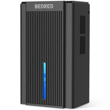 Load image into Gallery viewer, BEDRED Dehumidifier, 95OZ Dehumidifier for Home 1000 sq ft - Quiet with Auto Shut Off &amp; Relaxing 7 Color Ambient Light, Ideal for Livingroom, Bedroom, Basement (Black)_1
