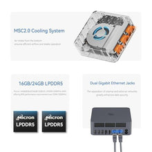 Load image into Gallery viewer, Beelink EQi13 Pro Mini PC, Intel Core-i5 13500H(12C/16T,Up to 4.7GHz), 32GB DDR4 500GB SSD, Mini Computer Support Dual LAN/Dual HDMI/WiFi6/BT5.2, Home/Office Desktop Computer_5486
