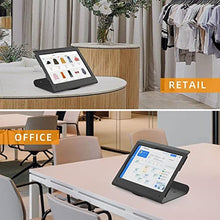 Load image into Gallery viewer, Beelta Tablet POS Stand - Heavy Duty Steel Kiosk Stand with 360 Swivel Base Anti-Theft - Compatible with 10.9" iPad 10th, Pro 11" 1 2 3 4, Air 4 5, Air 11"(M2/M3/M4), iPad 11"(A16), Black_177
