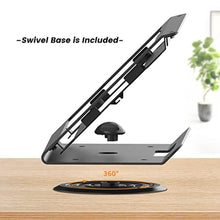 Load image into Gallery viewer, Beelta Tablet POS Stand - Heavy Duty Steel Kiosk Stand with 360 Swivel Base Anti-Theft - Compatible with 10.9" iPad 10th, Pro 11" 1 2 3 4, Air 4 5, Air 11"(M2/M3/M4), iPad 11"(A16), Black_179
