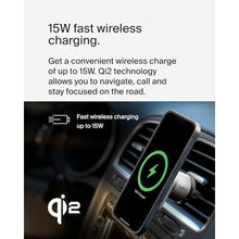 Load image into Gallery viewer, Belkin 15W MagSafe-Compatible Wireless Car Charger, Vent Mount, Grey_1371
