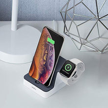 Load image into Gallery viewer, Belkin 2-In-1 Iphone &amp; Apple Watch Charging Dock - Powerhouse Charging Station + Apple Watch Charging Stand - Designed For Iphone 6/7/8/X/Xs/Xr/Xs Max, Apple Watch Series 4, 3, 2, &amp; 1, White_2258
