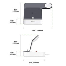 Load image into Gallery viewer, Belkin 2-In-1 Iphone &amp; Apple Watch Charging Dock - Powerhouse Charging Station + Apple Watch Charging Stand - Designed For Iphone 6/7/8/X/Xs/Xr/Xs Max, Apple Watch Series 4, 3, 2, &amp; 1_2968
