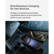 Load image into Gallery viewer, Belkin BoostCharge 42W Dual Port Fast Car Charger, USB-C &amp; USB-A, Black_1213
