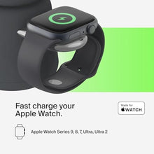 Load image into Gallery viewer, Belkin Qi2 15W Wireless Charging Dock, 2 in 1 Fast iPhone Charger, Black_159
