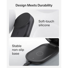 Load image into Gallery viewer, Belkin Qi2.2 25W Wireless 3 in 1 Foldable Fast Charging Station for iPhone, Black_1996
