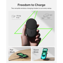 Load image into Gallery viewer, Belkin Qi2.2 25W Wireless 3 in 1 Foldable Fast Charging Station for iPhone, Black_1997
