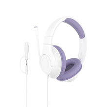 Load image into Gallery viewer, Belkin SoundForm Inspire Wired Kids Headphones, USB-C &amp; 3.5mm, Lavender_1
