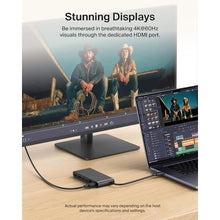 Load image into Gallery viewer, Belkin USB-C Hub 8-Port 4K HDMI 100W PD for Neo MacBook, Windows &amp; More, Black_2147

