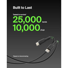 Load image into Gallery viewer, Belkin USB C to USB C Cable 2 Pack, 3.3ft Fast iPhone Charger Cord, Black_1288
