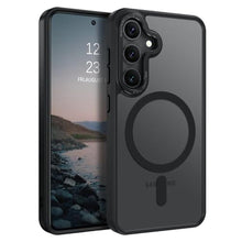 Load image into Gallery viewer, BENTOBEN Magnetic for Samsung Galaxy S24 Plus Case [Compatible with Magsafe] Translucent Matte Slim Thin Shockproof Anti-Yellow Women Men Protective Phone Cases Cover for Samsung S24 Plus 6.7", Black_1

