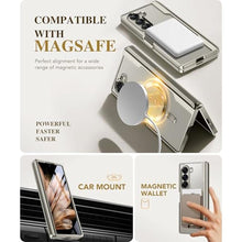 Load image into Gallery viewer, BERFY for Galaxy Z Fold 7 Case, Compatible with Magsafe, Built-in Screen Protector &amp; Hinge Protection, Clear Plating Design Full-Body Slim Shockproof Protective Phone Case for Samsung Z Fold 7, Grey_540
