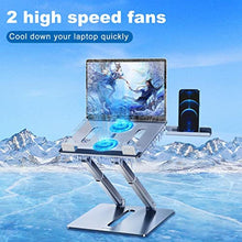 Load image into Gallery viewer, bifine Laptop Arm Mount for Desk, Book Holder for Reading with 360 Rotating, Easy to Adjust Heights and Angles, Suitable for Children and Adults to Use in Kitchen, Bedroom, Office (Grey), GreyZ_910
