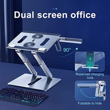 Load image into Gallery viewer, bifine Laptop Arm Mount for Desk, Book Holder for Reading with 360 Rotating, Easy to Adjust Heights and Angles, Suitable for Children and Adults to Use in Kitchen, Bedroom, Office (Grey), GreyZ_912
