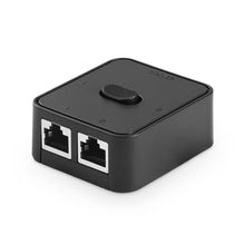 Load image into Gallery viewer, Binardat Gigabit Network Switcher, Passive Ethernet Selector, in/Out to A or B Network, Bidirectional Manual Switcher, No Power Required, Black_1
