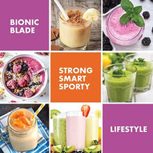 Load image into Gallery viewer, Bionic Blade Mini Portable Blender Juicer Bottle 26.5 oz, BPA-Free - Cordless &amp; Rechargeable, Travel-Friendly Size for Smoothies, Shakes, Juices, Home &amp; Kitchen Essentials, Gunmetal, As Seen on TV_7887

