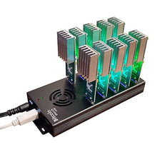 Load image into Gallery viewer, BitcoinMerch.com - 10 Port USB Hub 120W Powered USB 2.0 Charging Hub 12V 10A PSU for NewpPac, Antminer, Moonlander, Black_1
