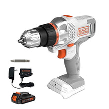 Load image into Gallery viewer, BLACK+DECKER 20V MAX Matrix Cordless Drill/Driver Kit, White (BDCDMT120WC1FF)_1
