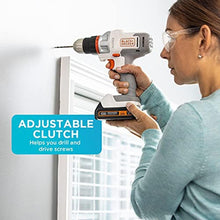 Load image into Gallery viewer, BLACK+DECKER 20V MAX Matrix Cordless Drill/Driver Kit, White (BDCDMT120WC1FF)_2404
