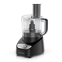 Load image into Gallery viewer, BLACK+DECKER 8-Cup Food Processor, Easy Assembly, Stainless Steel S-Blade, Shred, Slice, Chop, Puree, 450W Motor_1
