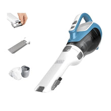 Load image into Gallery viewer, Black+Decker, Dustbuster AdvancedClean Handheld Vacuum Cordless, Compact Home and Car Vacuum with Crevice Tool, Rotating Nozzle and Charging Station, Blue_1
