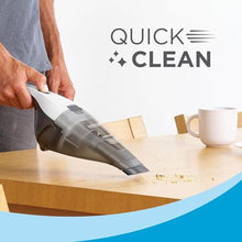 Load image into Gallery viewer, BLACK+DECKER dustbuster Cordless Handheld Vacuum, Portable Car Vacuum Cordless Rechargeable, Wall Mount, Strong Suction QuickClean (HNVC215B10), White_1473
